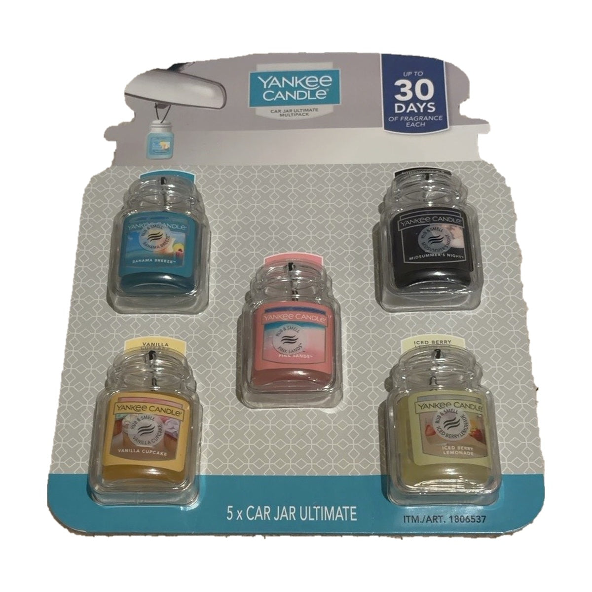Yankee Candle Car Jar Ultimate air fresheners variety 5 pack