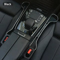 Black pair of car seat gap organisers with cup-holder ends